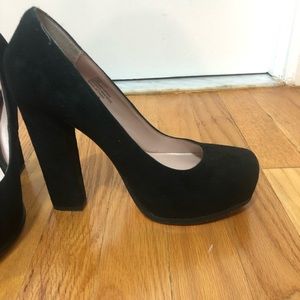 Betsey Johnson suede heels